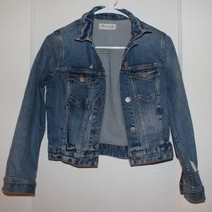 madewell cropped denim jacket